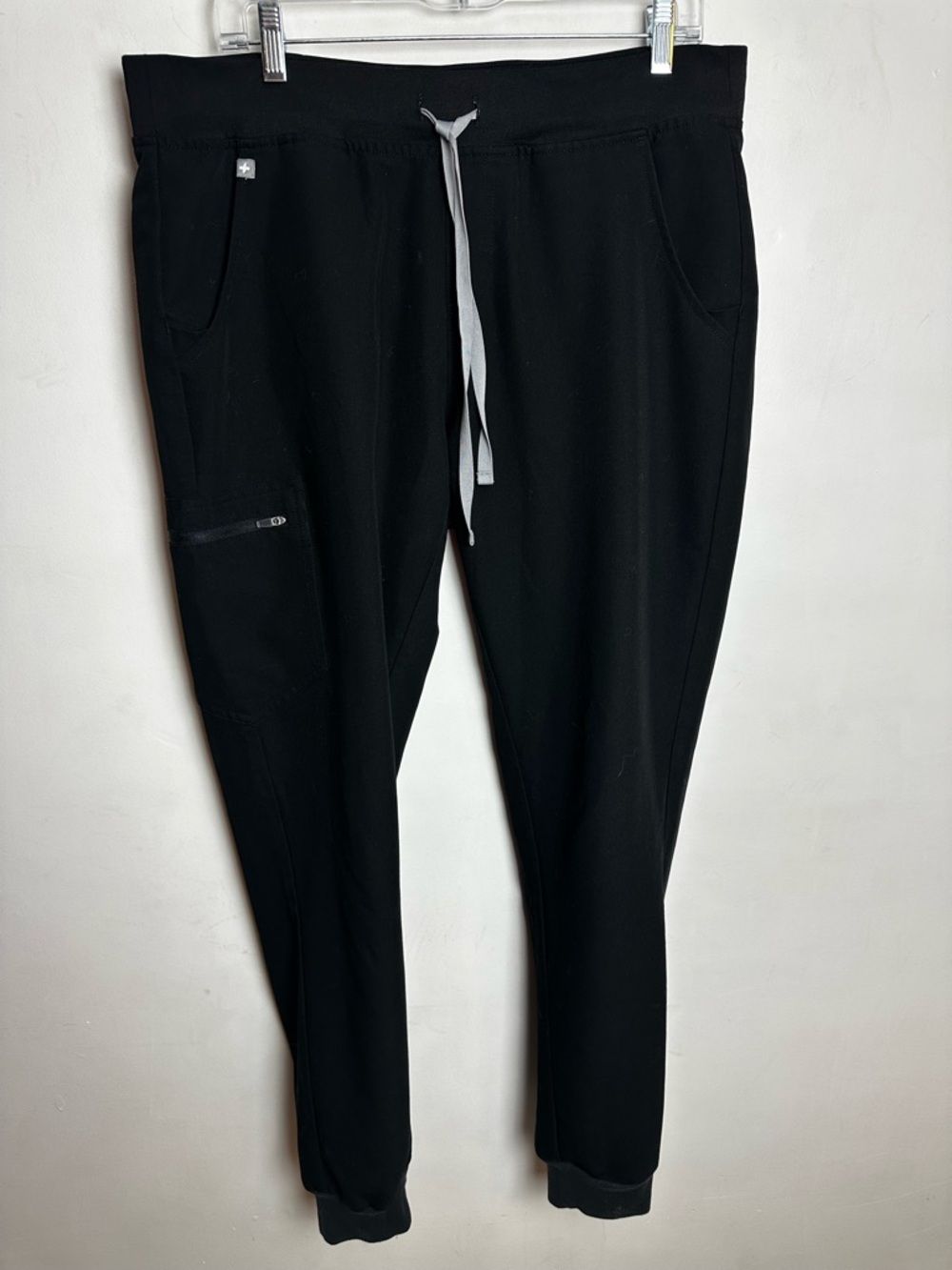 Figs Technical Collection Scrub Pants Women’s Large Tall Drawstring Black